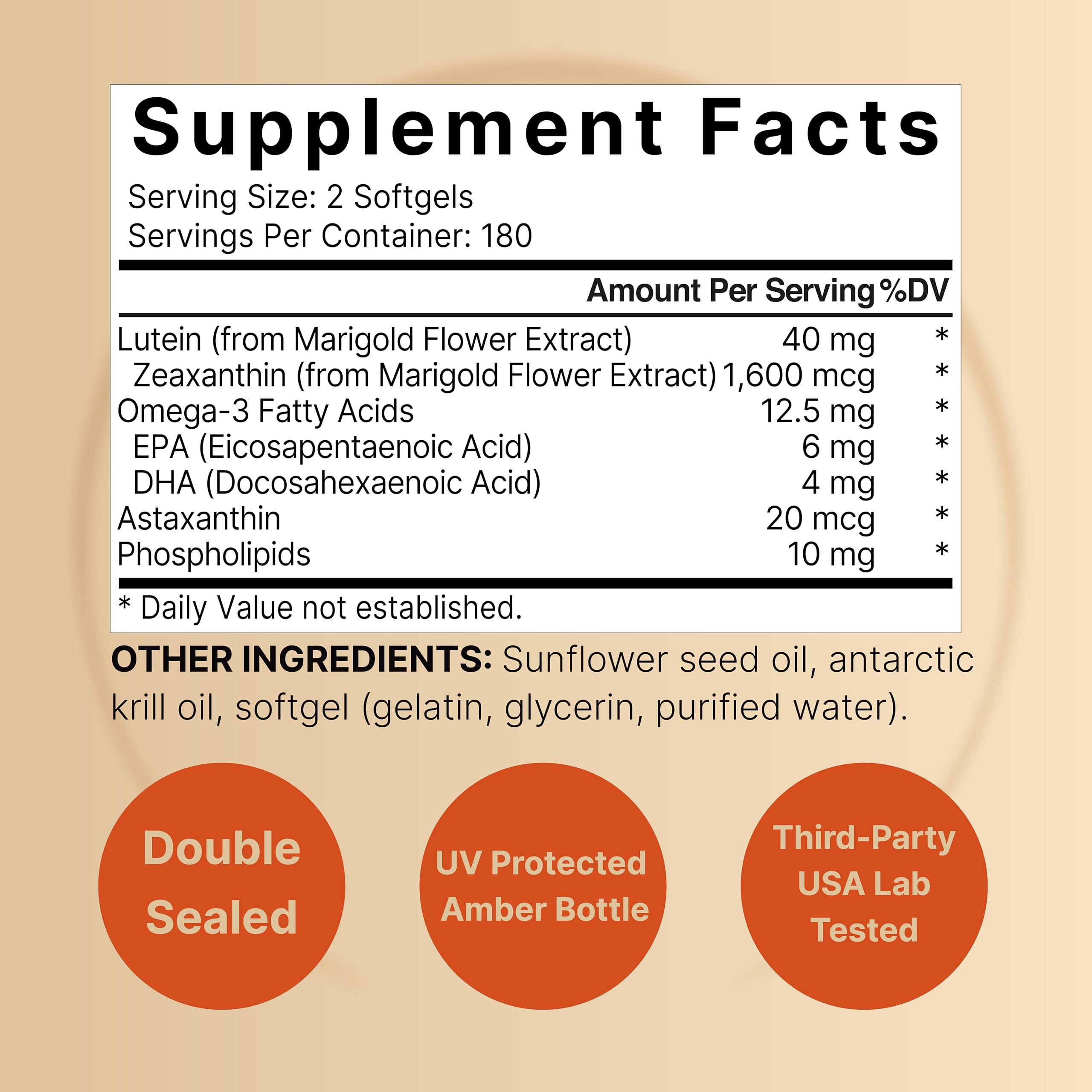 NatureBell Omega-3 DHA + EPA softgels for healthy eye and cognitive support