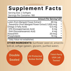 NatureBell Omega-3 DHA + EPA softgels for healthy eye and cognitive support