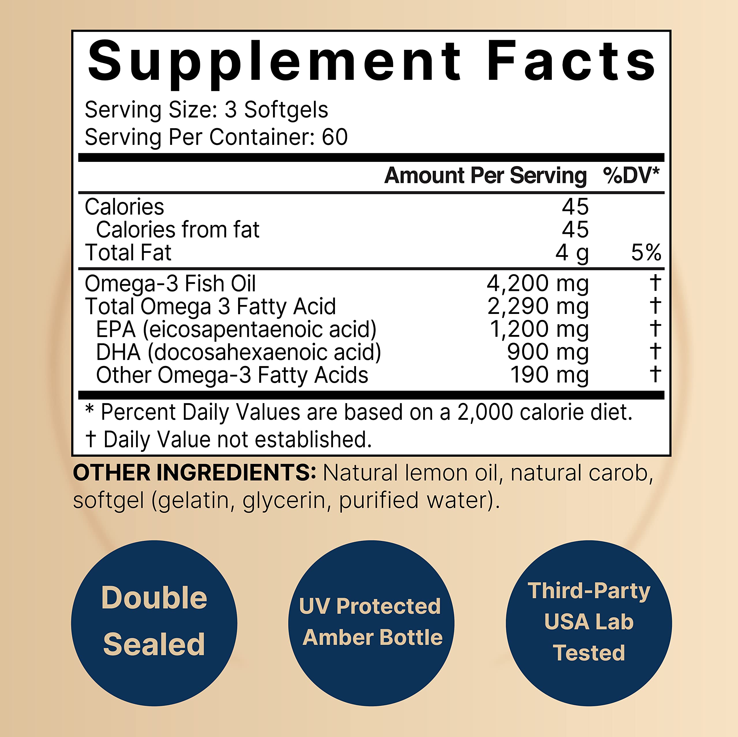NatureBell softgels pour with lemon aroma aids easy daily intake without aftertaste.