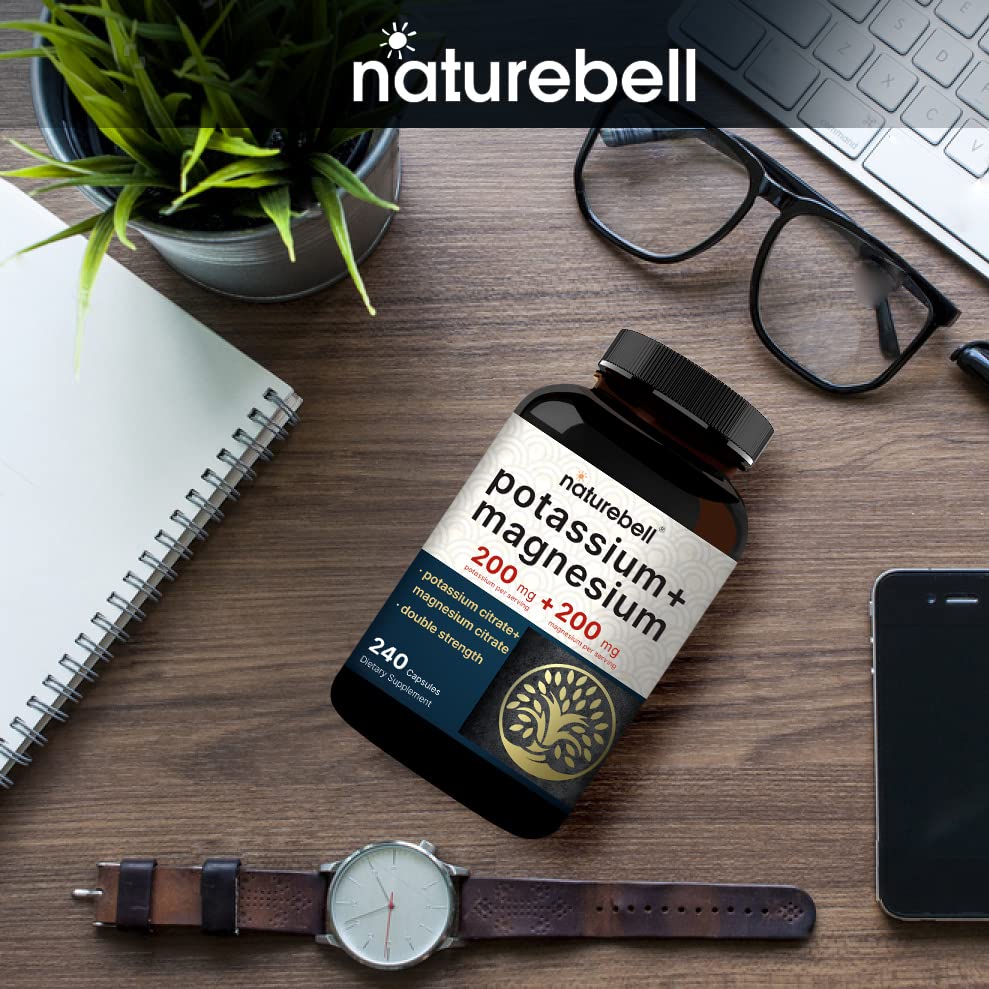 NatureBell Potassium Magnesium, uso diario sencillo para bienestar general.