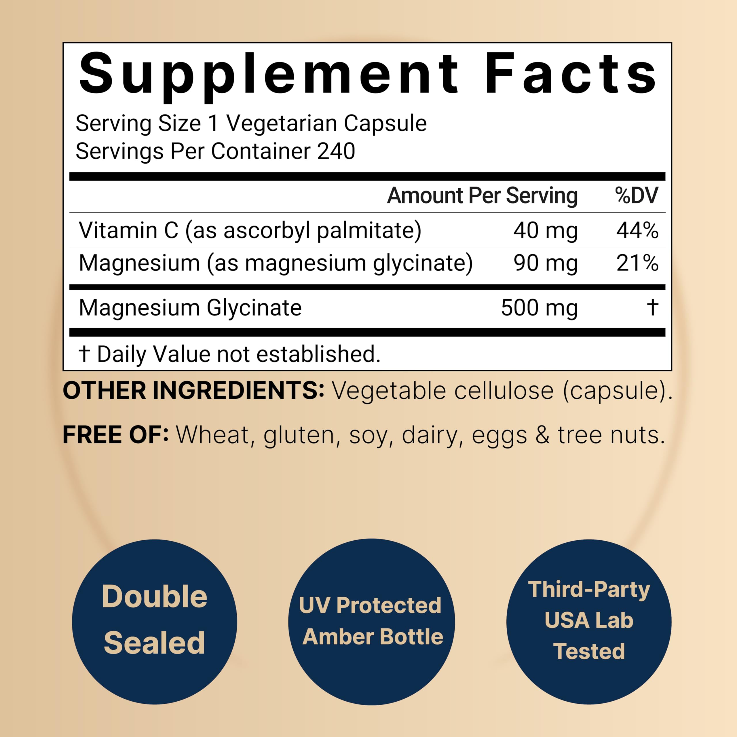 Close-up of NatureBell capsules showing plant-based veggie capsules for gentle absorption.