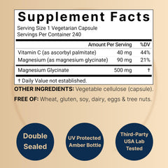 Close-up of NatureBell capsules showing plant-based veggie capsules for gentle absorption.
