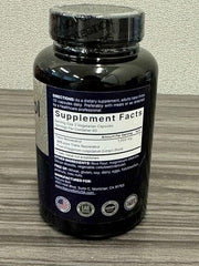 NatureBell resveratrol serving size graphic shows 3 capsules per dose.