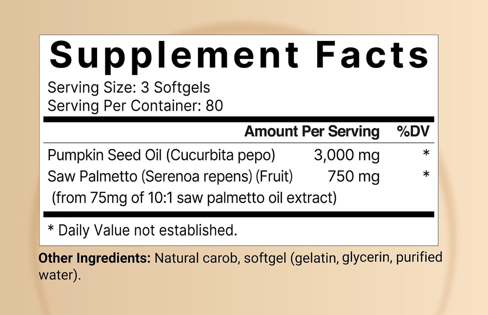 NatureBell saw palmetto extract softgels for urinary and prostate support potential