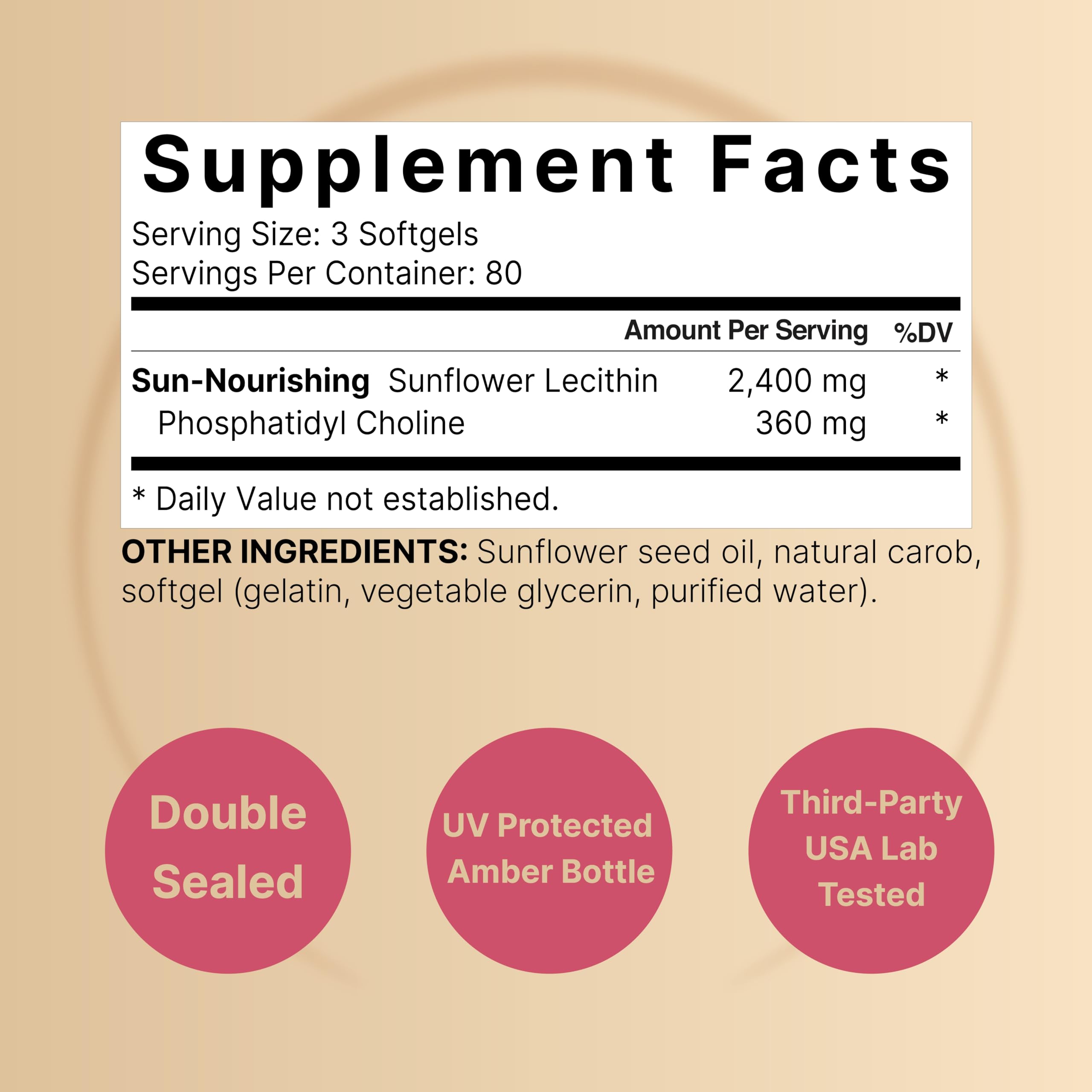 NatureBell softgels pour-spoon, easy daily dose for milk flow management.