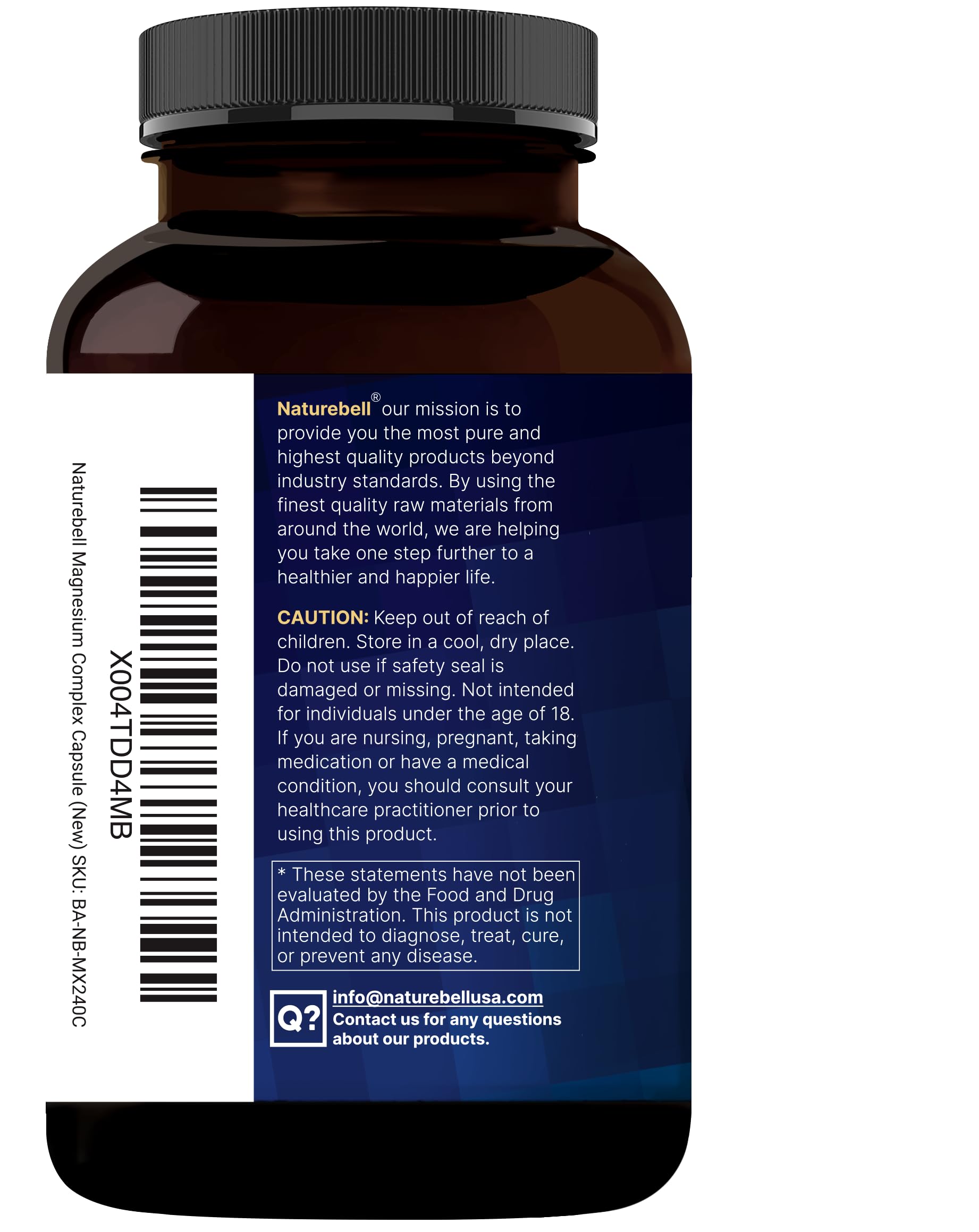 NatureBell third party lab tested seal signals safety and potency