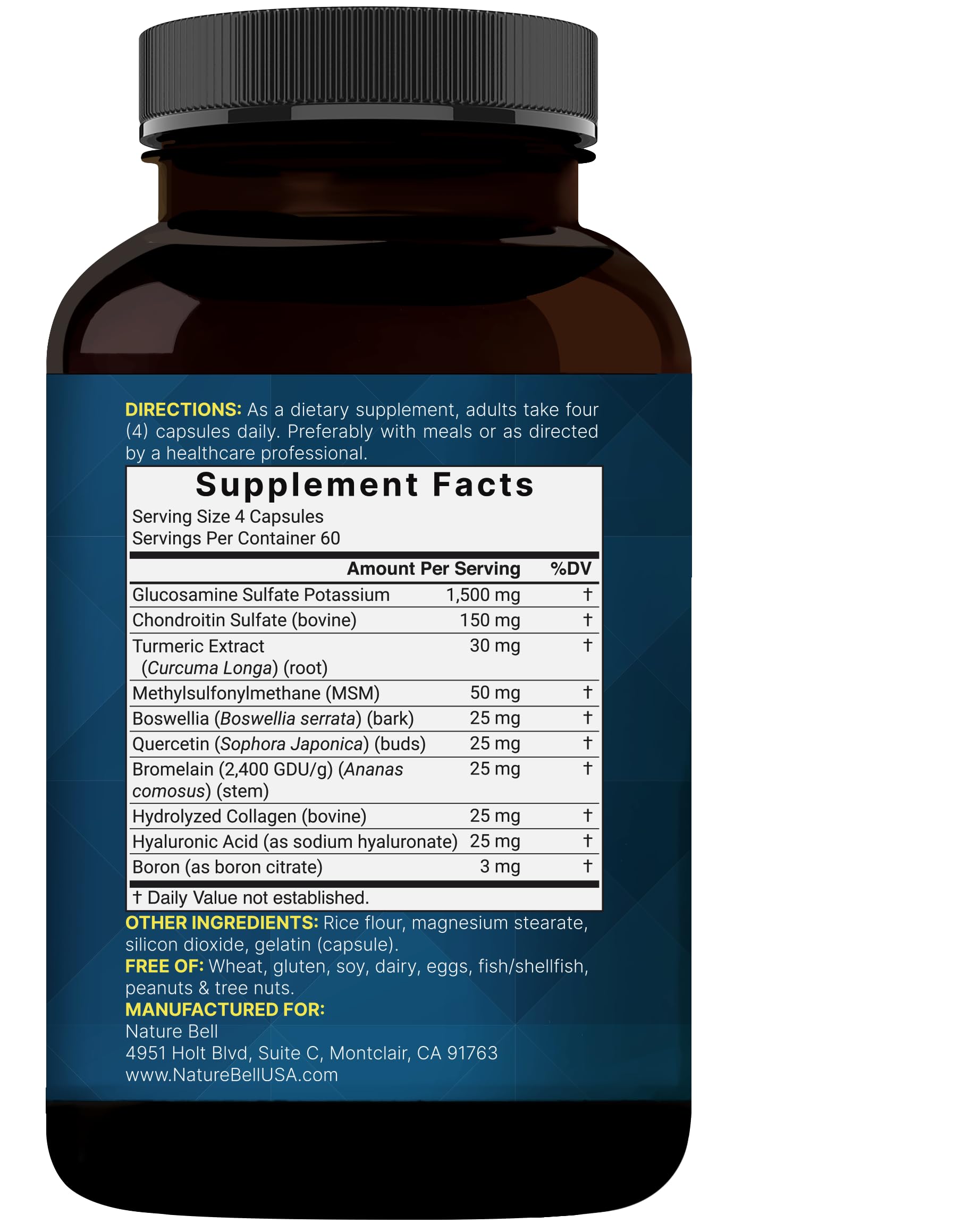 NatureBell third-party-lab-tested seal reinforces safety and potency.