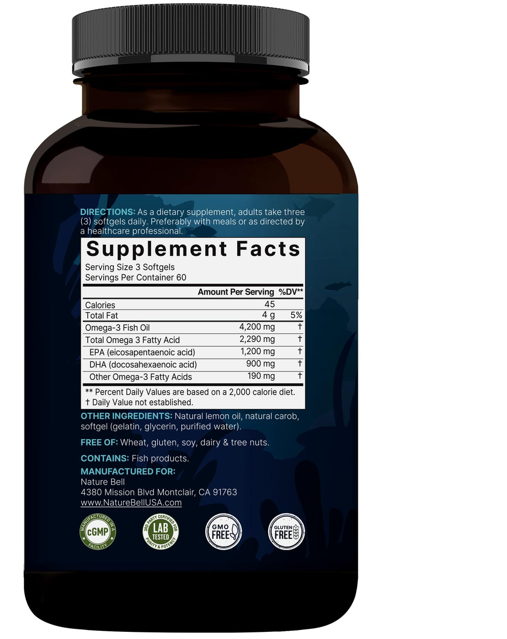 Third-party lab-tested NatureBell supplement ensures safety and potency.