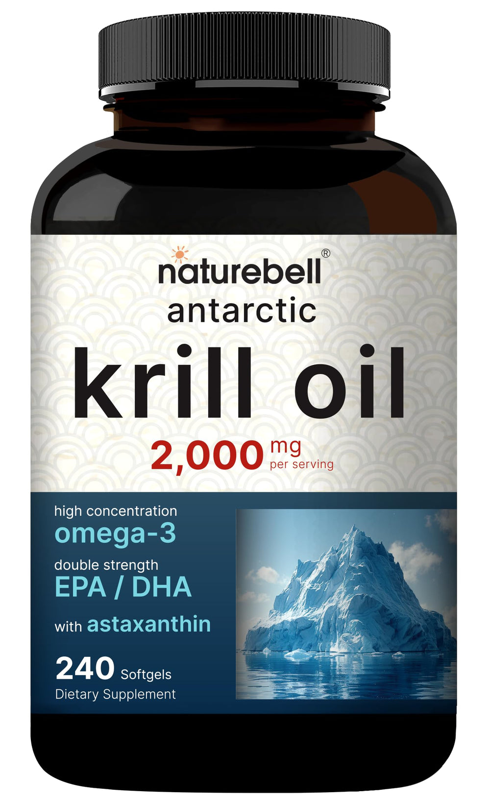 NatureBell third-party testing seal on bottle.