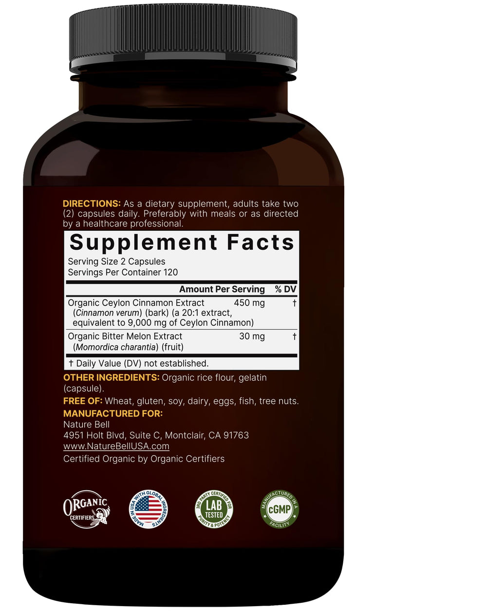 NatureBell vegetarian capsules shown for plant-based daily use.