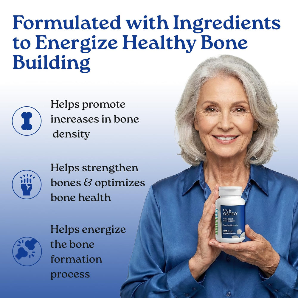NatureCity True-Osteo capsules for convenient daily bone support.