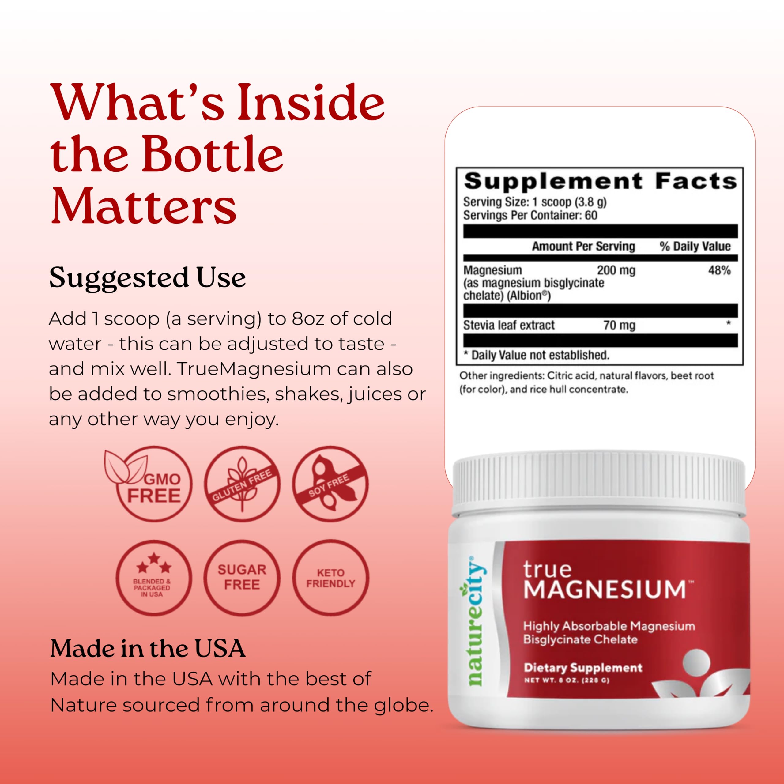 Premium NatureCity TrueMagnesium packaging signaling high-quality chelated magnesium