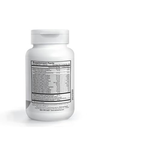 Algae-derived Vitamin D3 detail in NatureCity TrueMulti label.