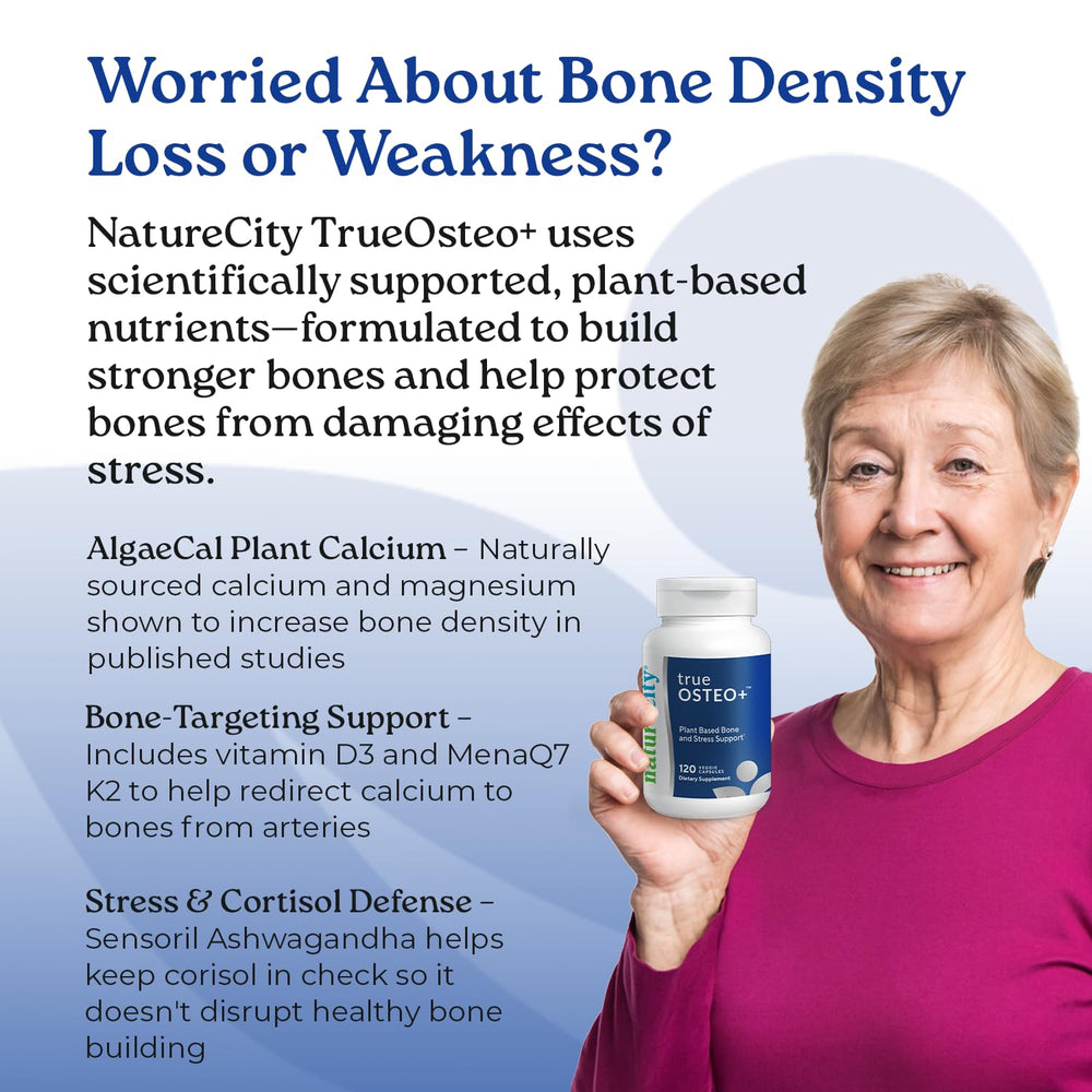 True-OsteoBone D3 and K2 support calcium binding to bone