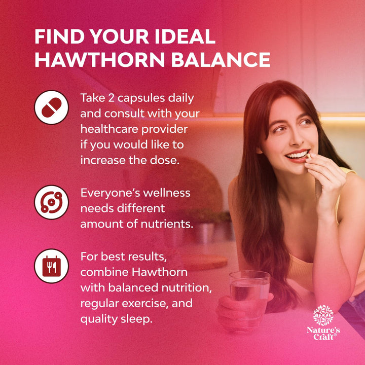 Nature's Craft hawthorn leaf and flower extract 4:1 illustration