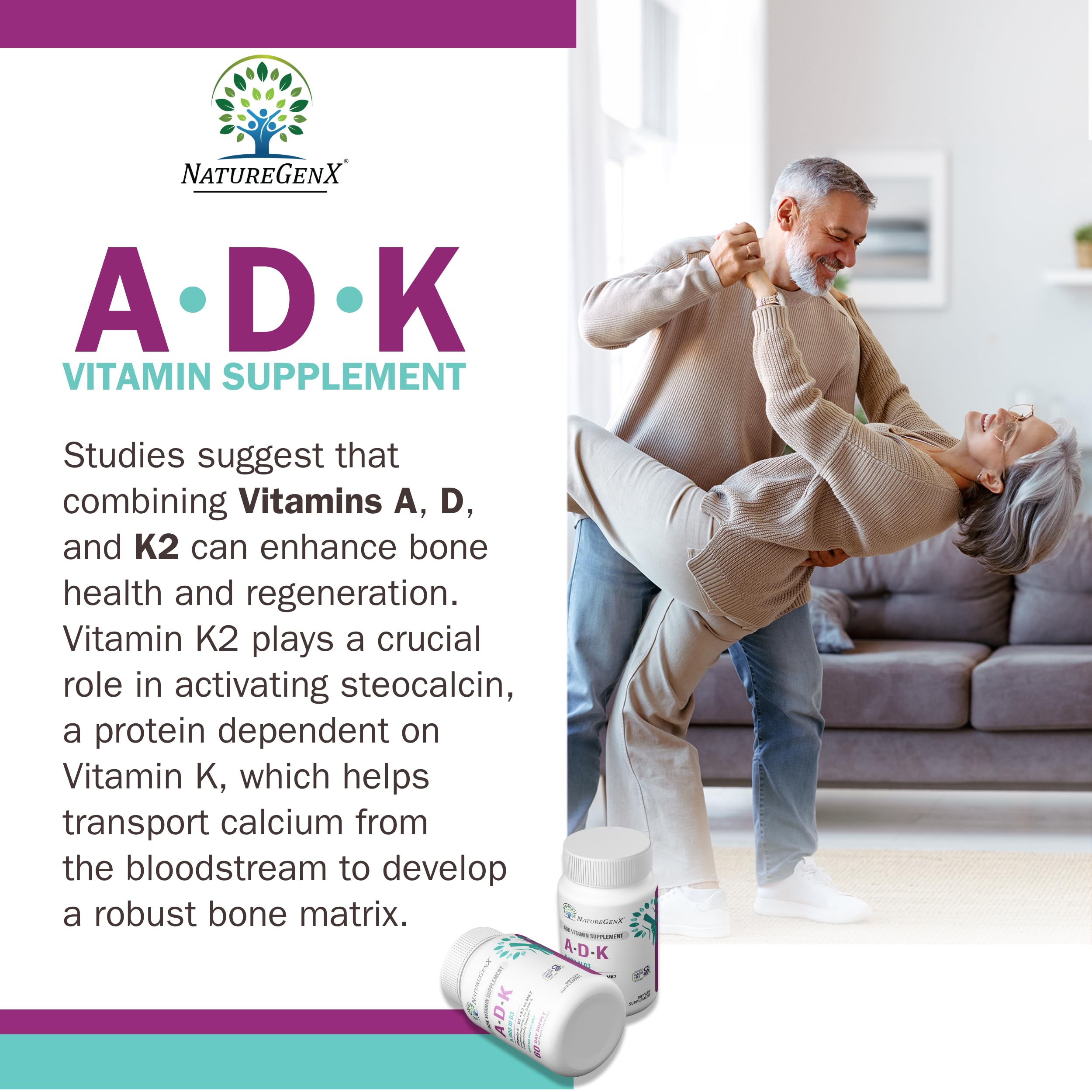 NatureGenX ADK bottle open ready for daily use
