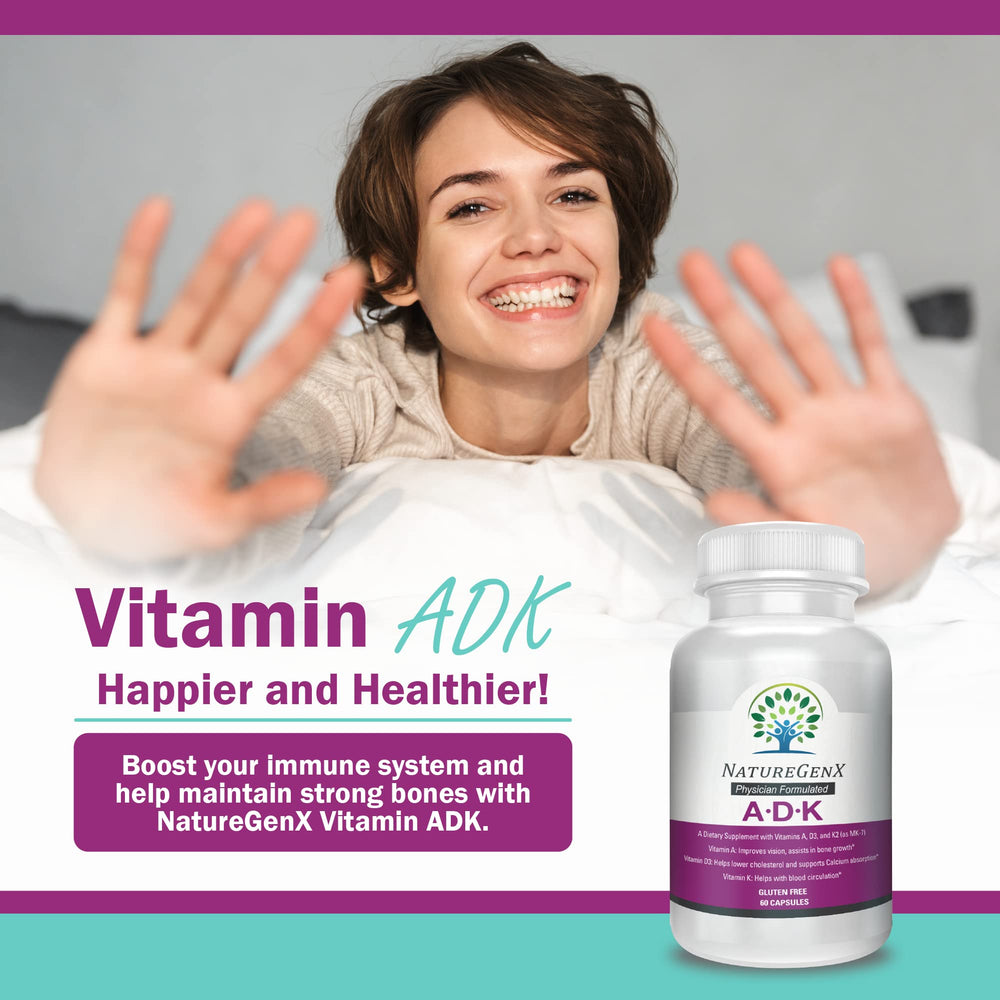 NatureGenX ADK capsules in hand emphasizing travel-friendly health support.