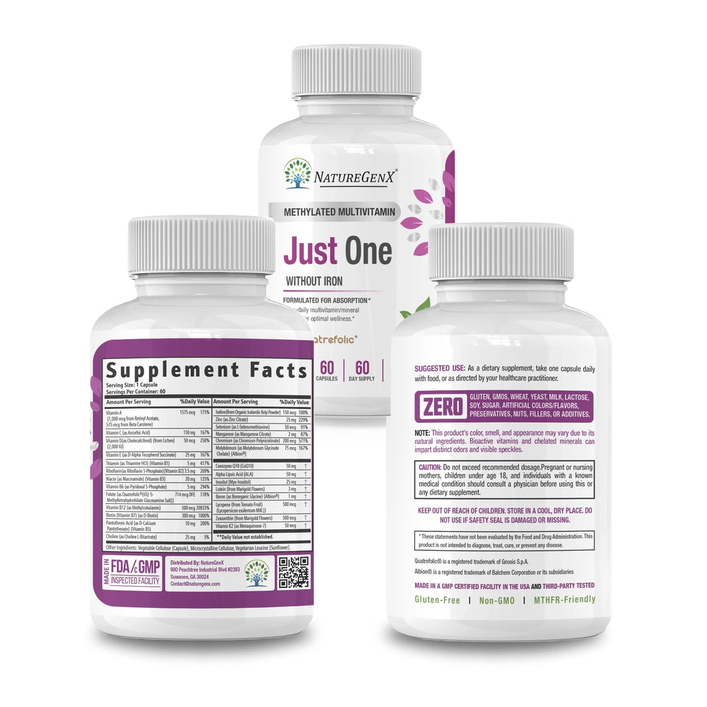 NatureGenX bottle placed on kitchen counter in everyday setting