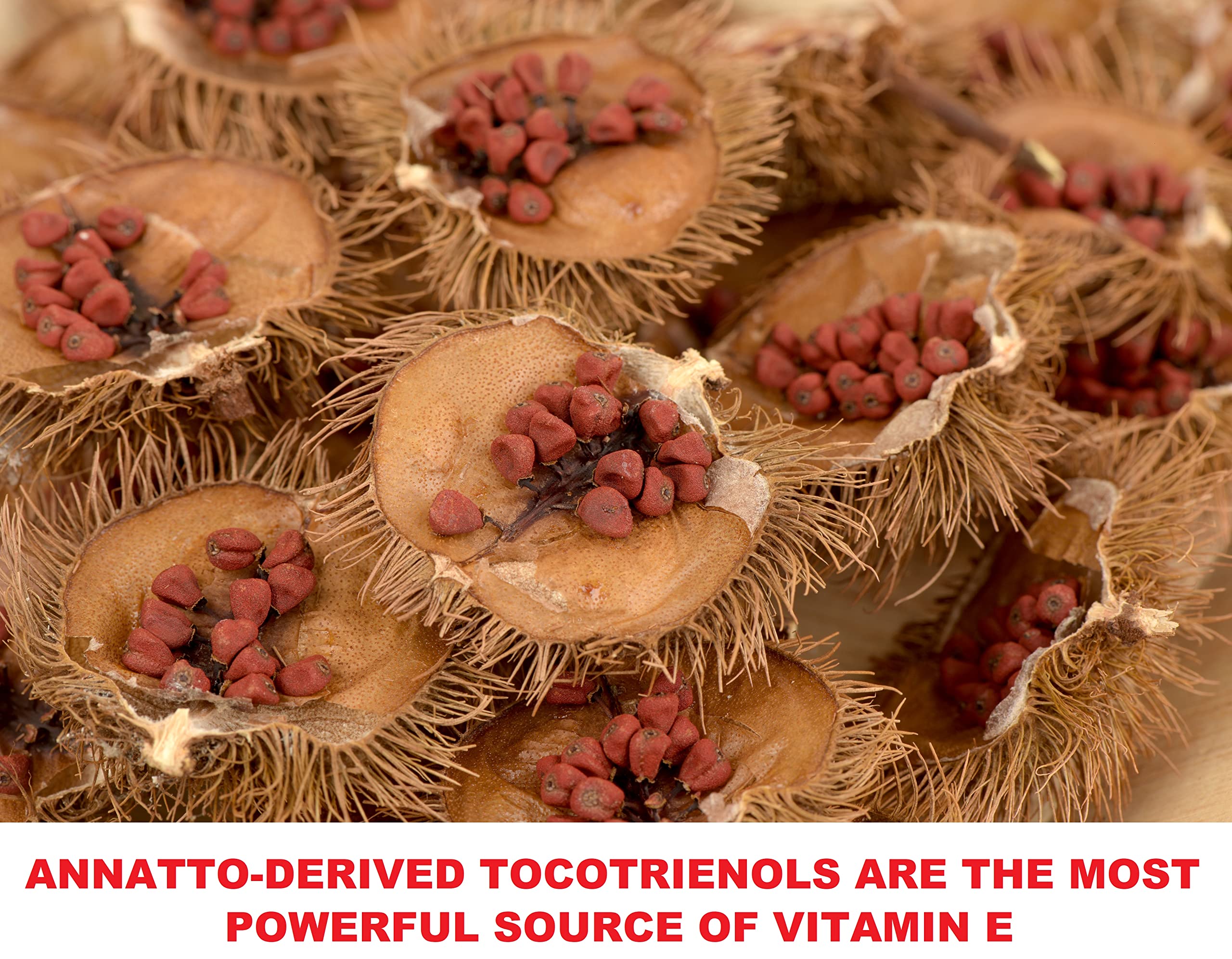Naturejam annatto seed powder in a bowl with vibrant color