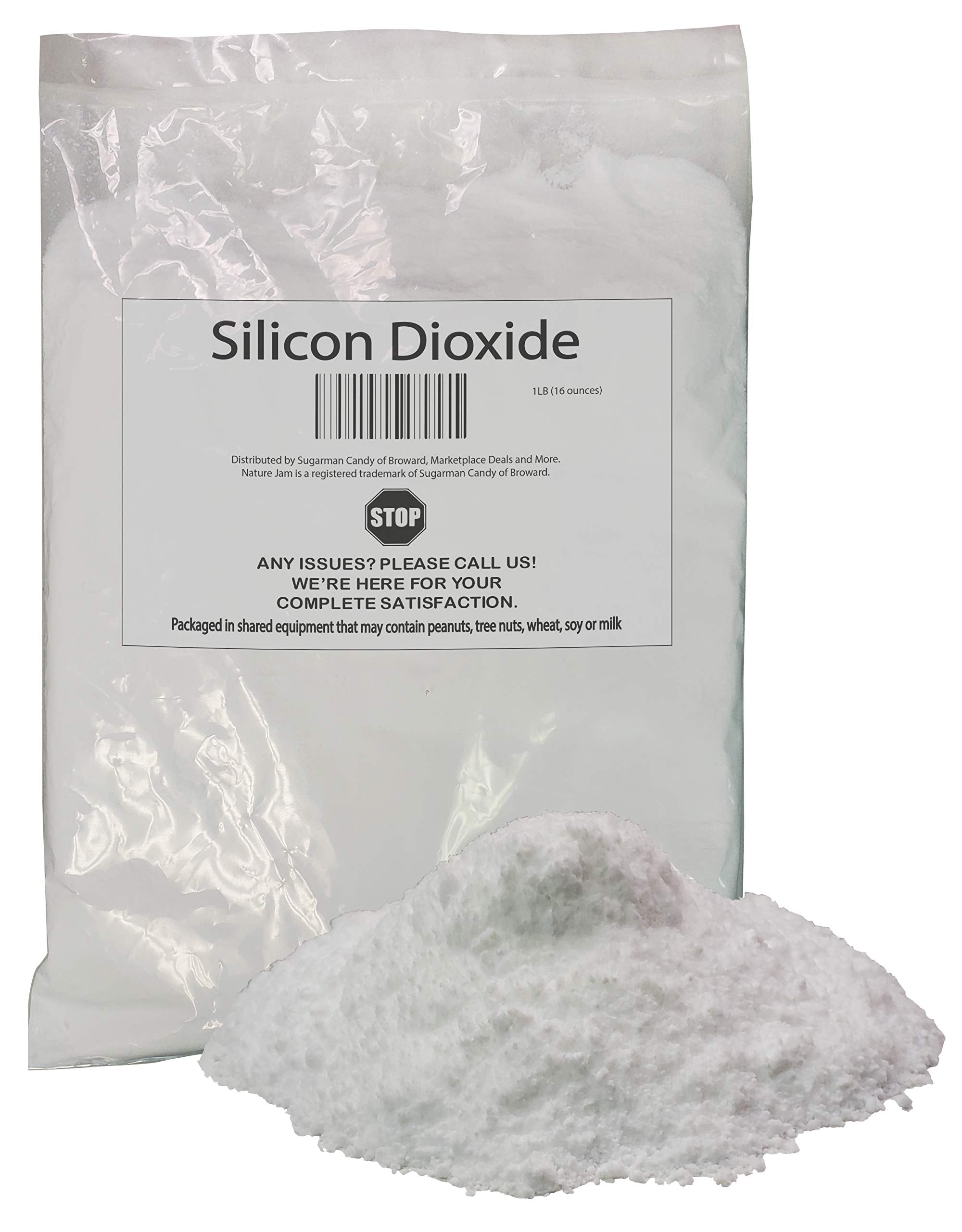 Naturejam silica powder anti-caking for free-flow in blends