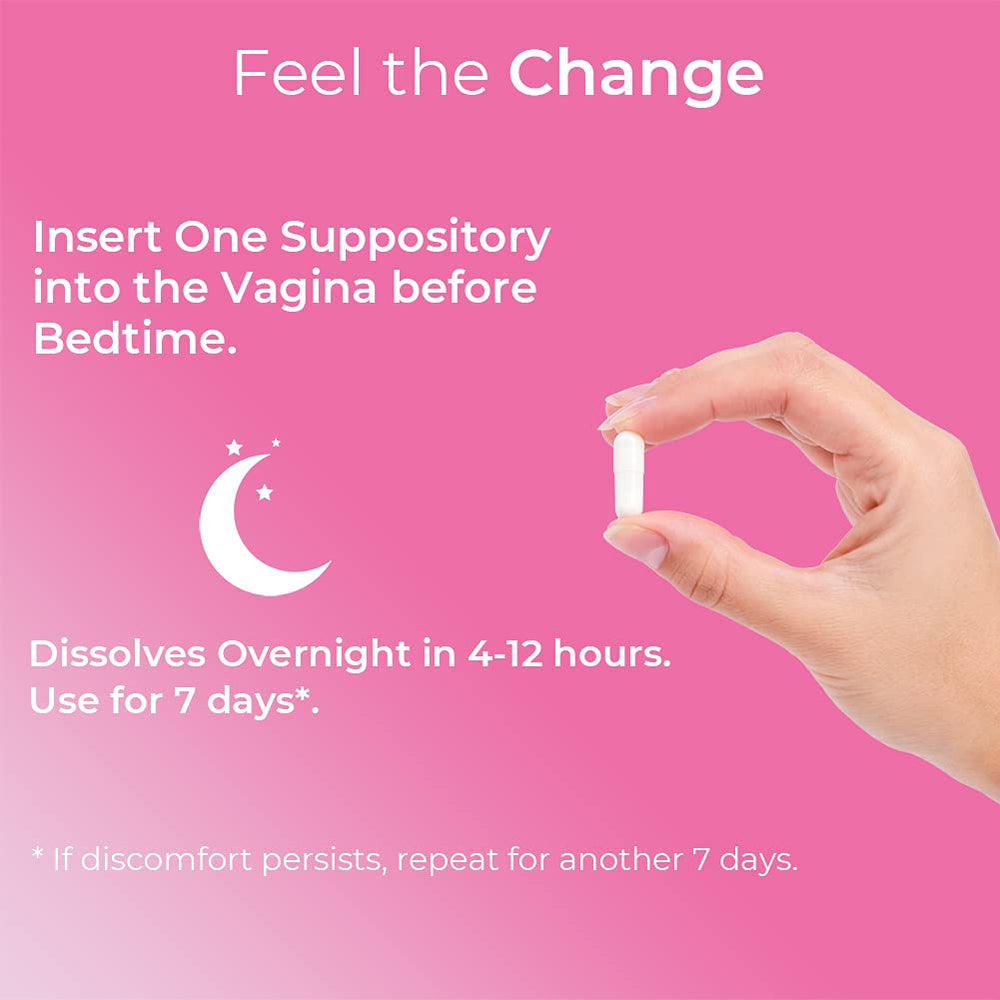 Natureland boric acid vaginal suppositories usa facility logo emphasizes safety