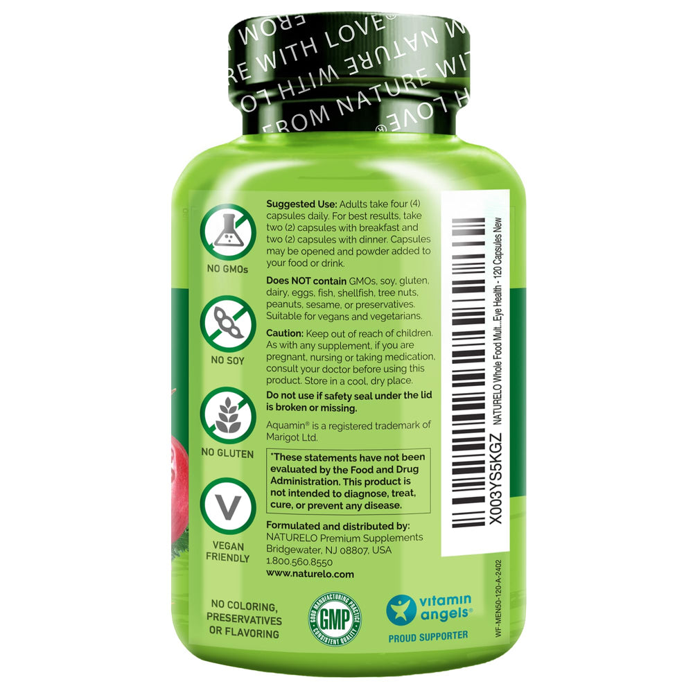 Naturelo antioxidant blend image shows turmeric and green tea for brain and heart.