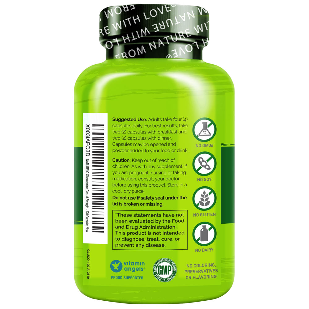 Naturelo bottle resting on wood surface for daily use.