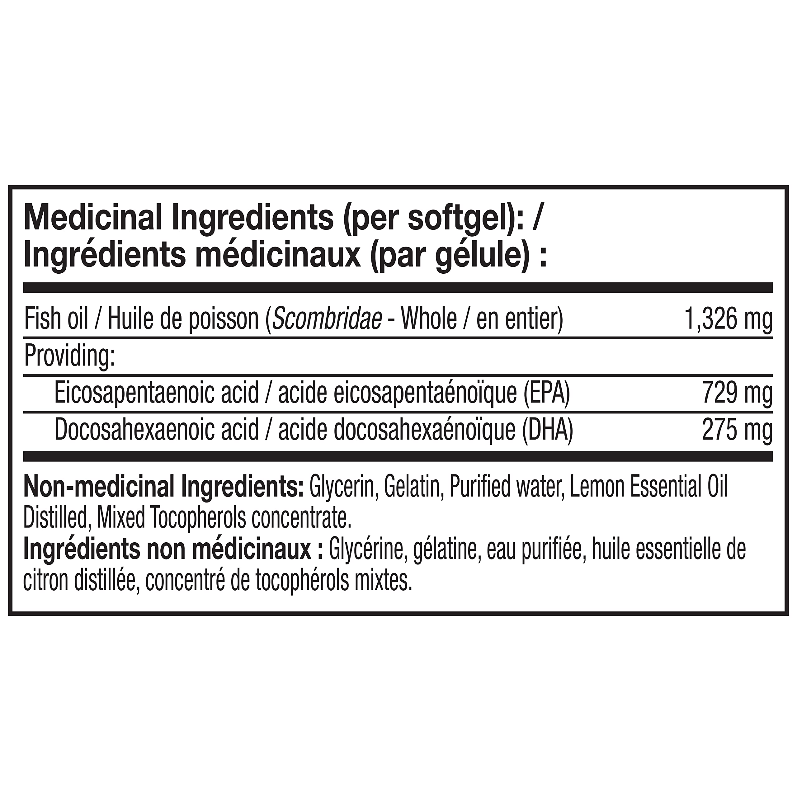 Naturelo 4-month supply bottle shows long-lasting omega-3 support.