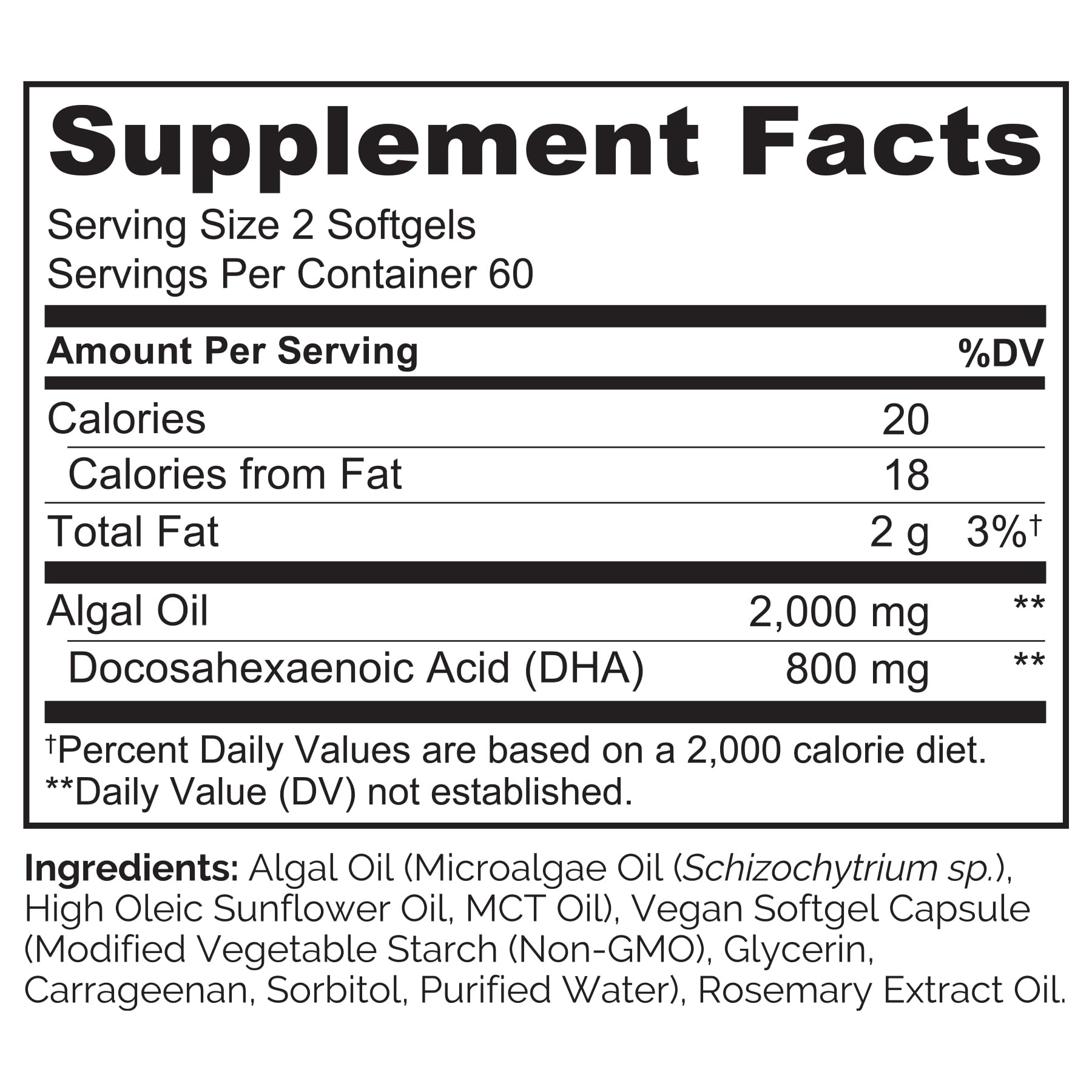 Naturelo vegan DHA prenatal complement for baby's development.