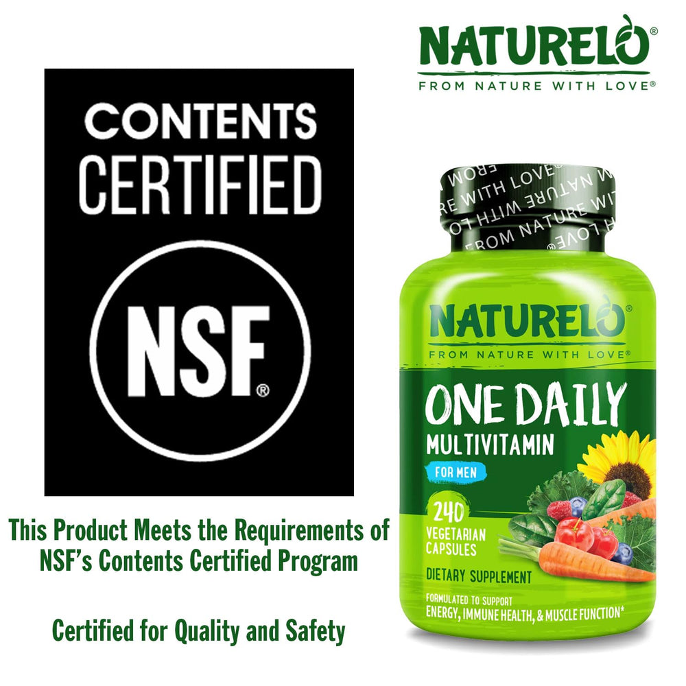 Naturelo multivitamins showing D3 from lichen and natural sources