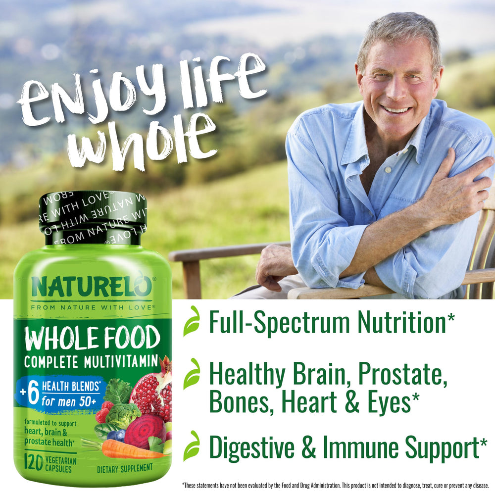 Naturelo digestive enzymes and probiotics blend supports nutrient absorption.
