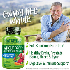 Naturelo digestive enzymes and probiotics blend supports nutrient absorption.
