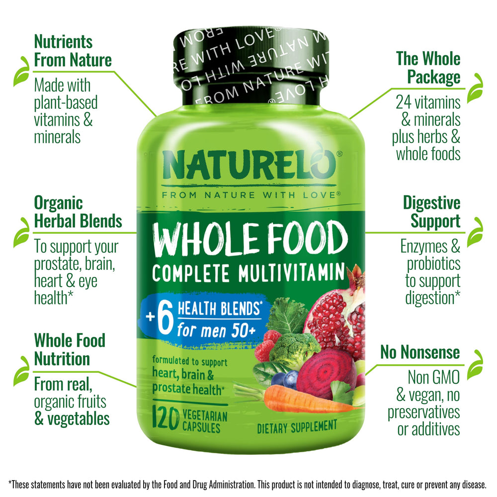 Naturelo vegan capsules highlight plant-based nutrition for daily wellness.