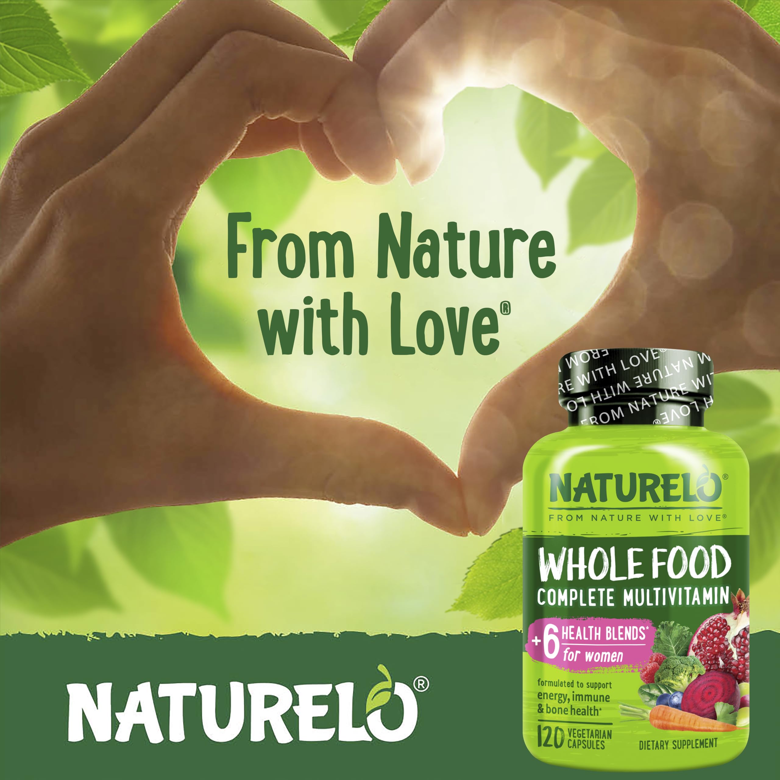 Naturelo organic extracts with antioxidants closeup communicates energy-supporting plant power