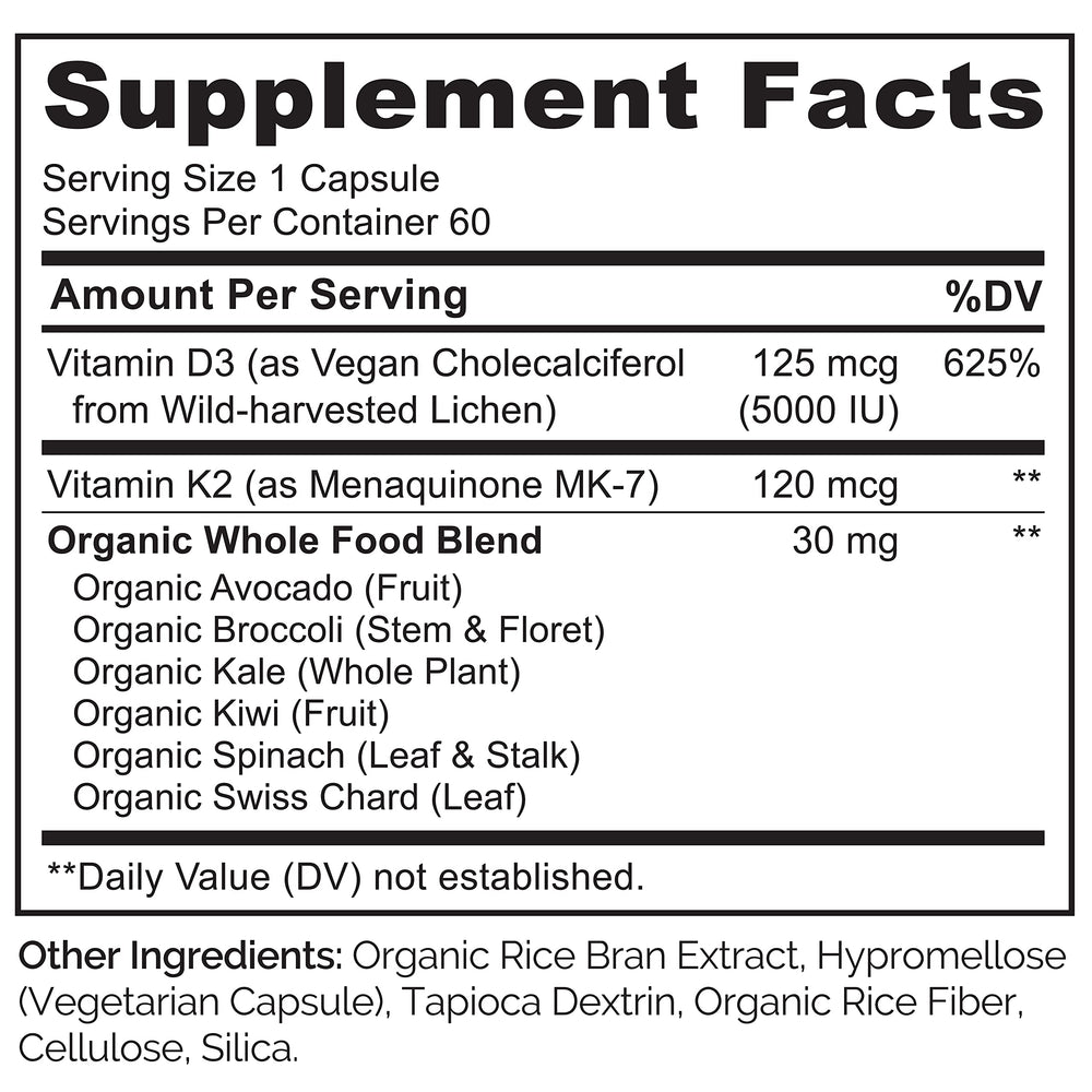 Naturelo vitamin d3 k2 capsules close-up suggest easy daily intake and calcium metabolism support.