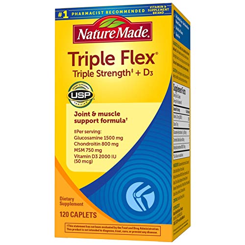 Nature Made TripleFlex two caplets daily serving guidance