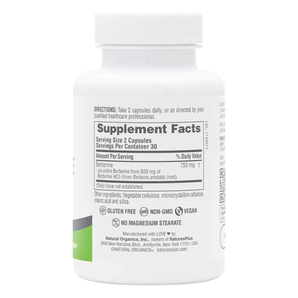 NaturePlus PRO Berberine bottle cap highlights easy daily wellness.