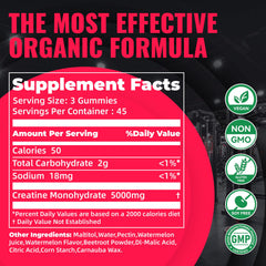 Natures Aid Watermelon Electrolyte Gummies bottle offers refreshing flavor with electrolyte support for hydration.