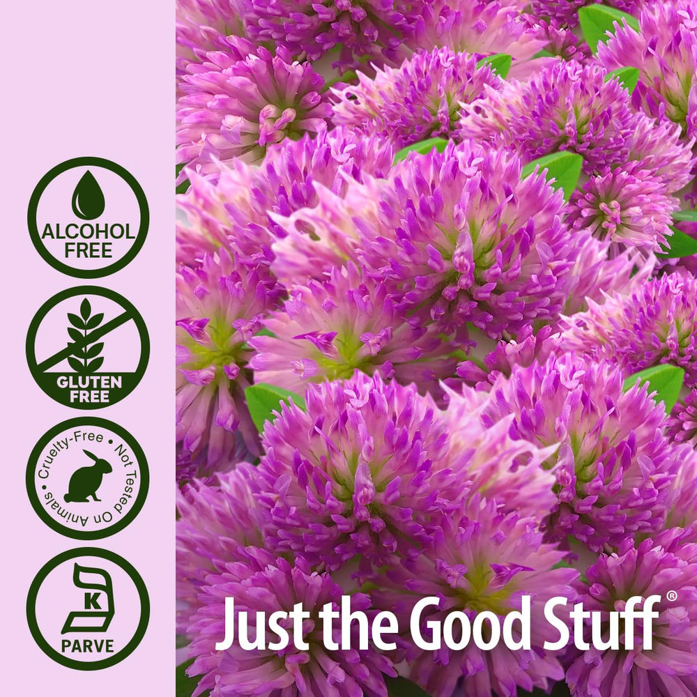 USA-made Nature's Answer red clover extract packaging on a clean surface