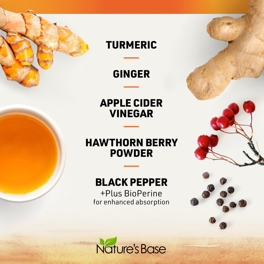 Nature's Base apple cider vinegar powder beside capsules for daily use