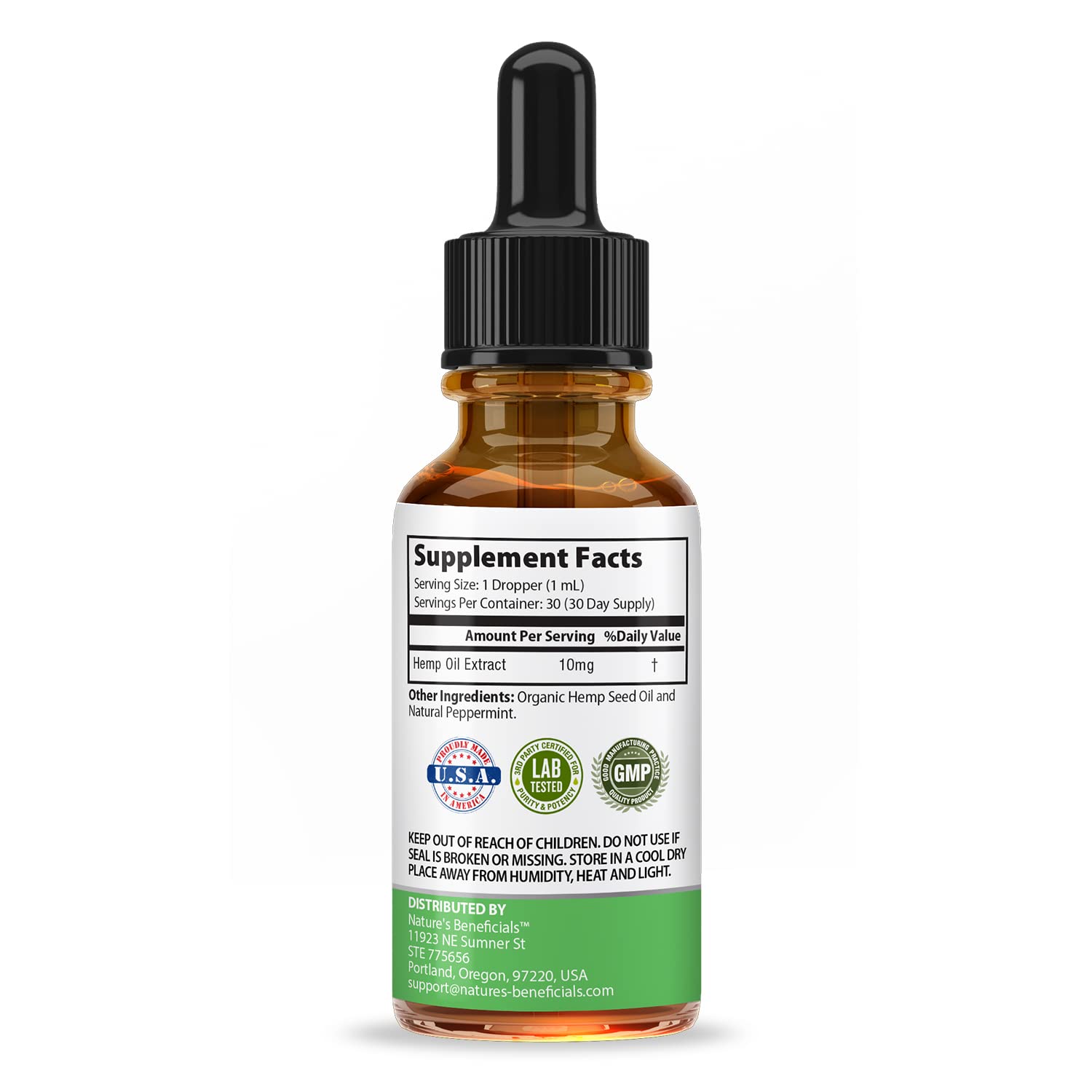 Nature's Beneficials whole-plant extract visual emphasizing full-spectrum nutrients