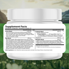 NATURES BLAST Greens scoop for quick, measured servings