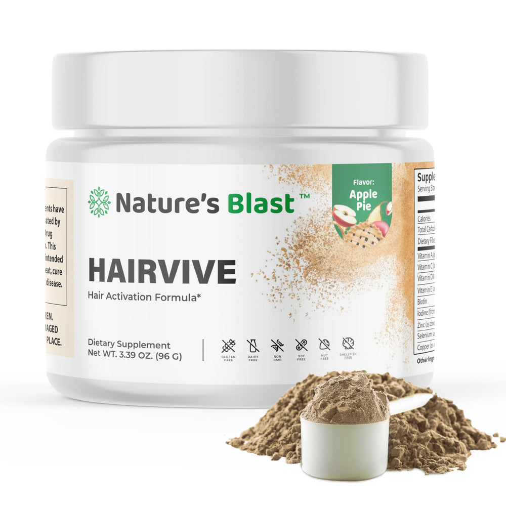 HairVive apple pie powder dissolving smoothly for daily use