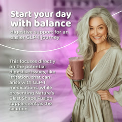 NATURES BLAST Shape Fusion powder ready to blend into beverages