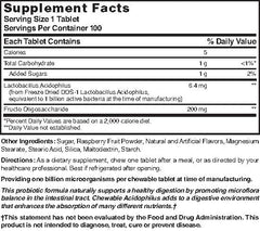 Nature's Blend Acidophilus capsules being poured, convenient daily gut health support