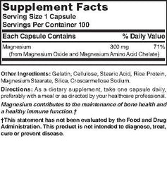 Nature's Blend magnesium packaging and capsules offer convenient wellness support