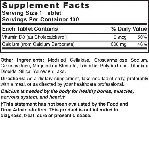 Nature's Blend 100-tablet bottle packshot for daily use.