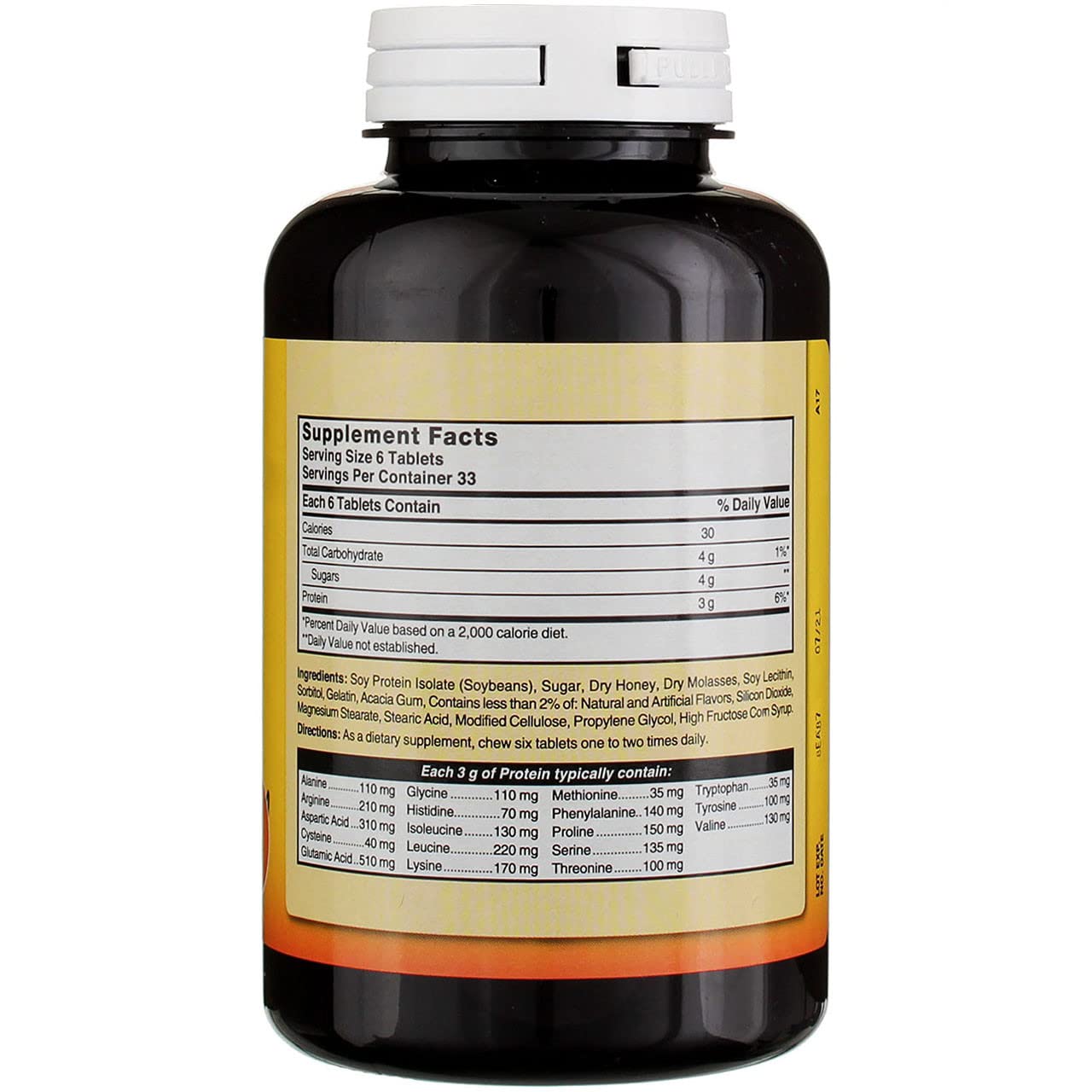 Nature's Blend gluten-free protein tablets ideal for on-the-go snacking