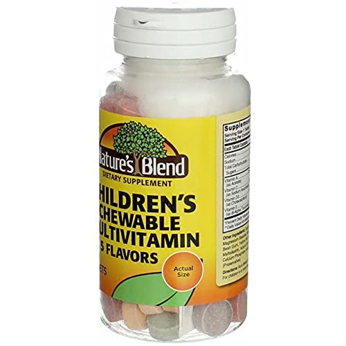 Nature's Blend Nat B Children's Chewable guaranteed-release icon indicates consistent dosing