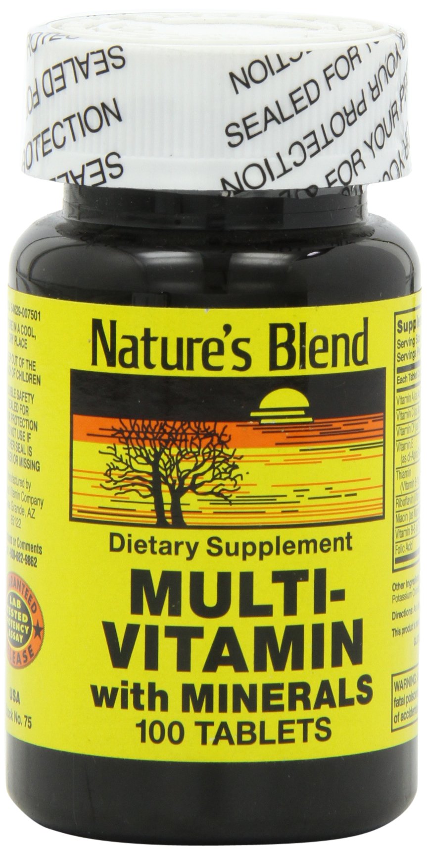 Nature's Blend NAT B Multivitamin bottle front for daily wellness routine